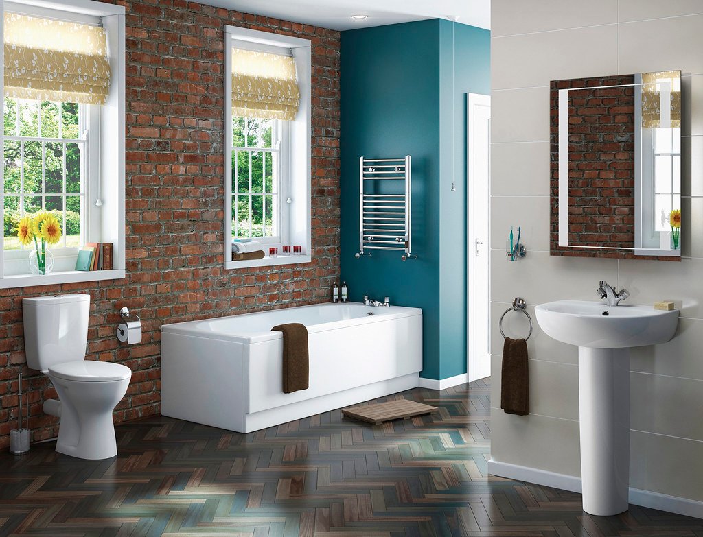Sparkling clean bathroom